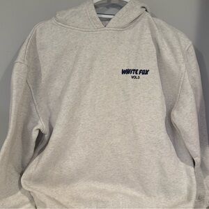 White Fox Boutique Light Gray Hoodie